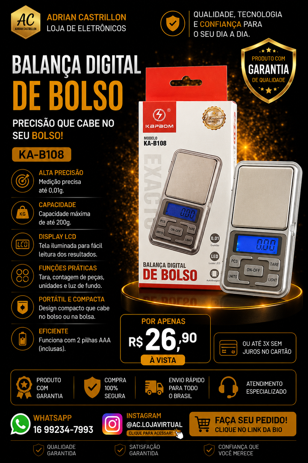 Balança de Bolso