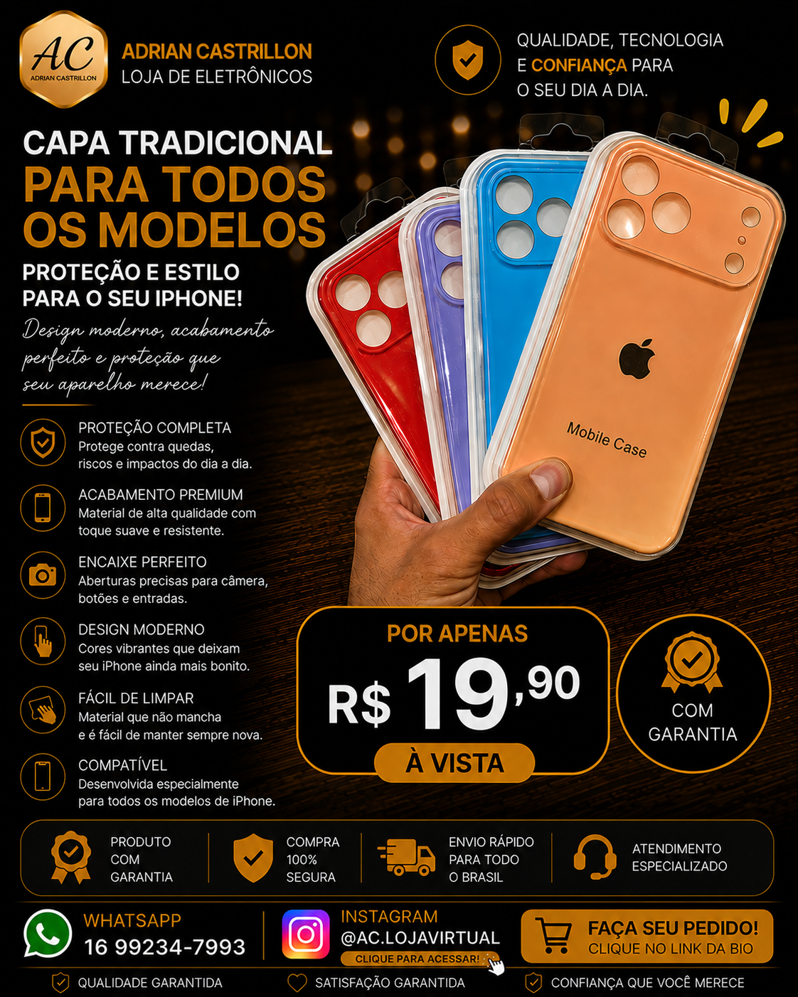 Capinha Tradicional Para Todos Os Modelos
