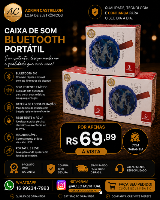 Caixa De Som Resistente a agua