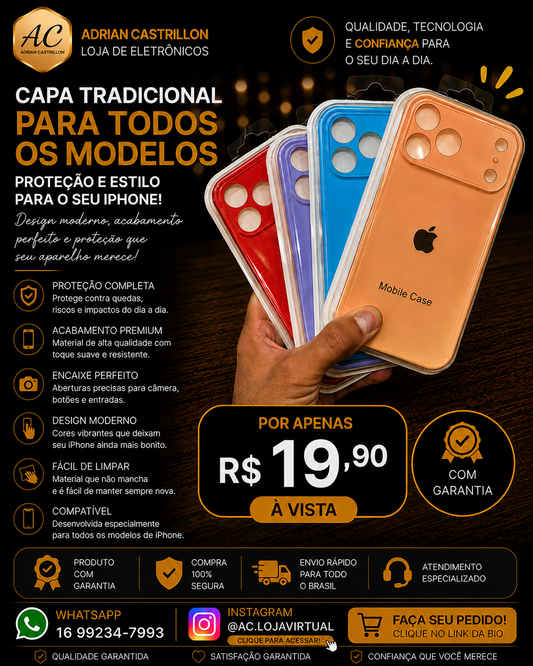 Capinha Tradicional Para Todos Os Modelos