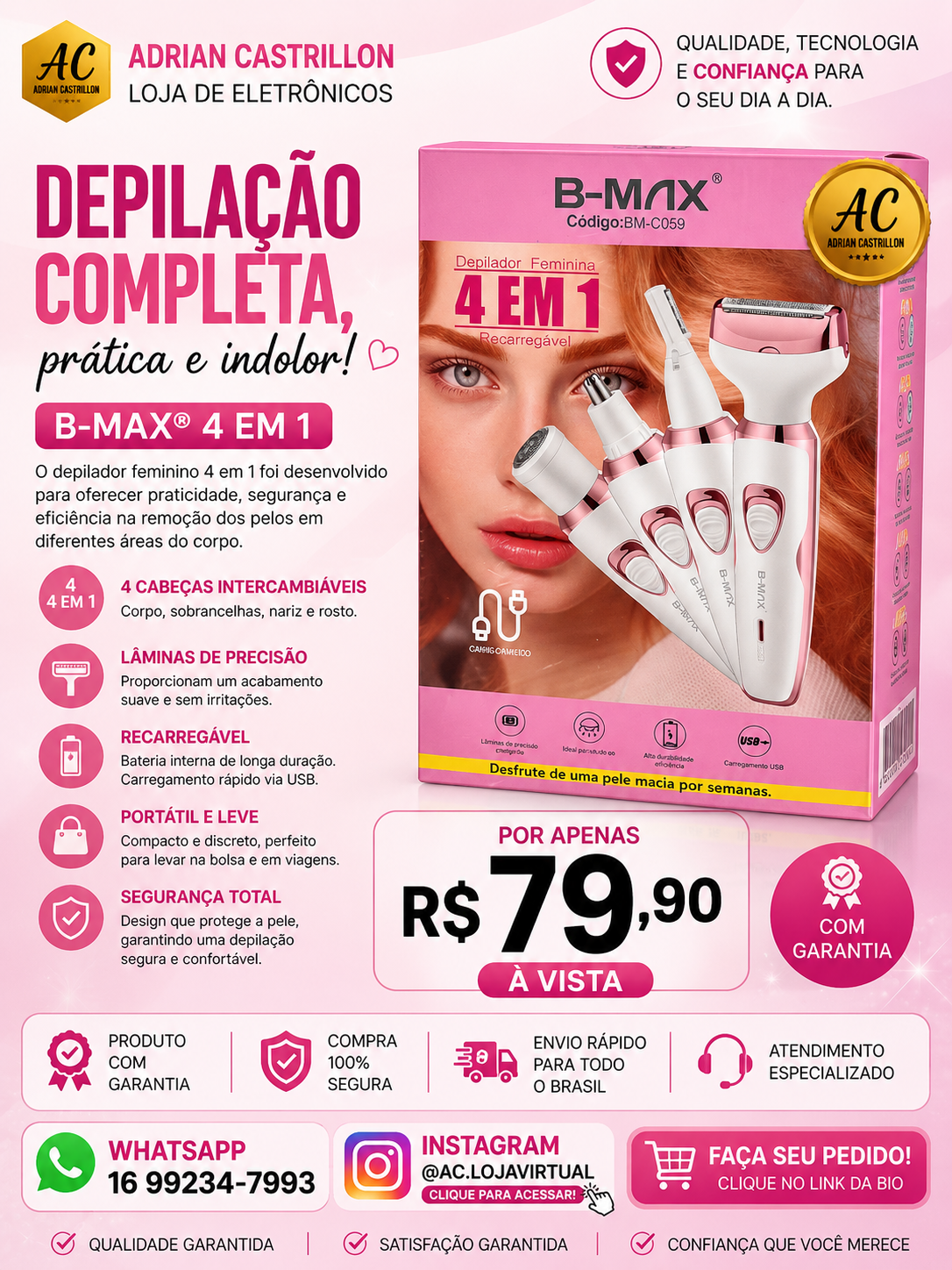 Depilador Feminino