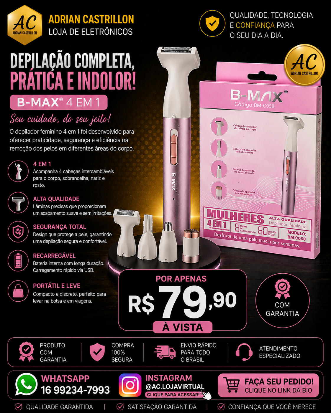 Depilador Feminino