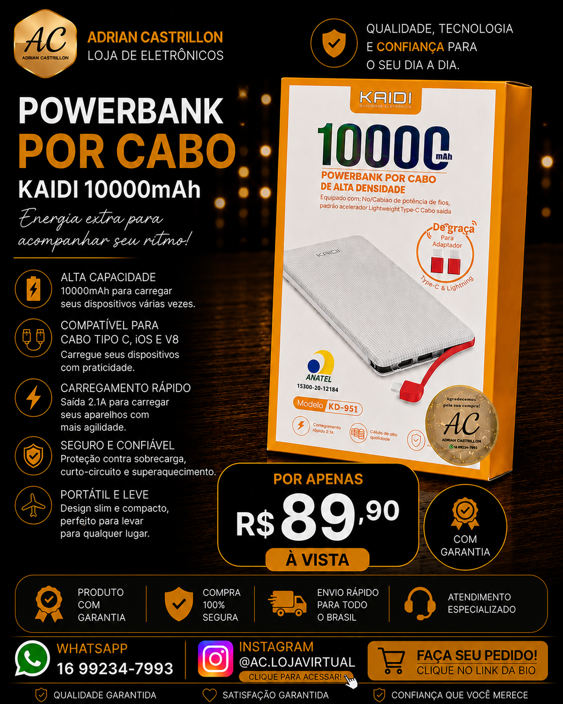 PowerBank 10000mAh