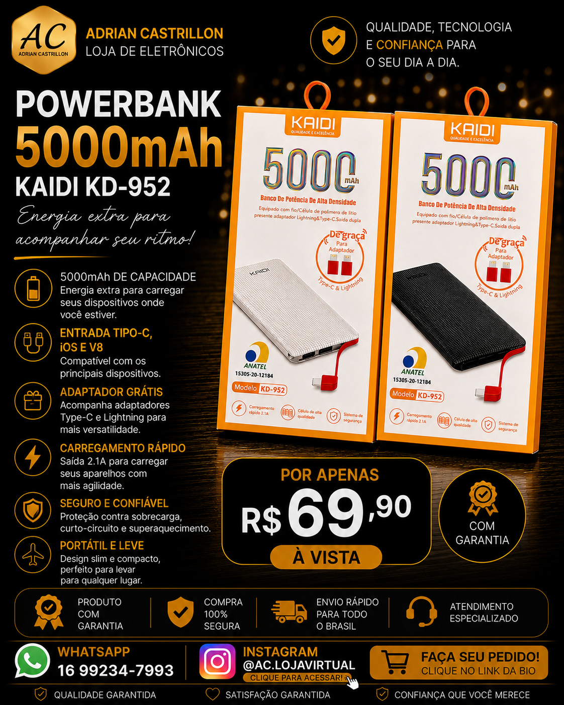 PowerBank 5000mAh